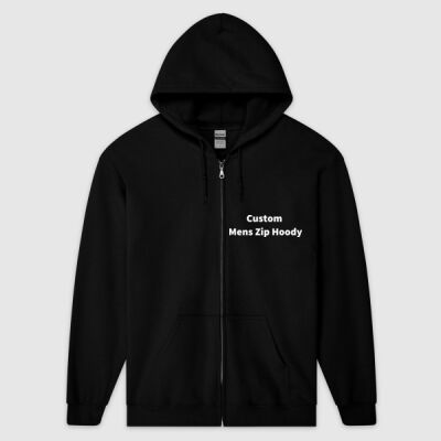 Mens zip hoody for customisation Thumbnail